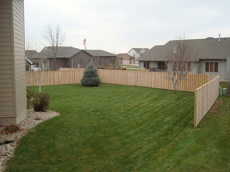 American Fence Company Sioux City, Iowa - Wood Fencing, Cedar Shadow Box AFC, SD