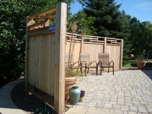 American Fence Company Sioux City, Iowa - Wood Fencing, Custom Frank Lloyd Wright 2 AFC, SD