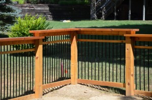 American Fence Company Sioux City, Iowa - Wood Fencing, Woodland Series - Gardens Grace - AFC - IA